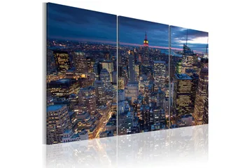 Billede Udsigt Fra Ovan Nyc 60x40 - Artgeist sp. z o. o. - Boligtilbehør - Billeder & kunst - Billeder på lærred