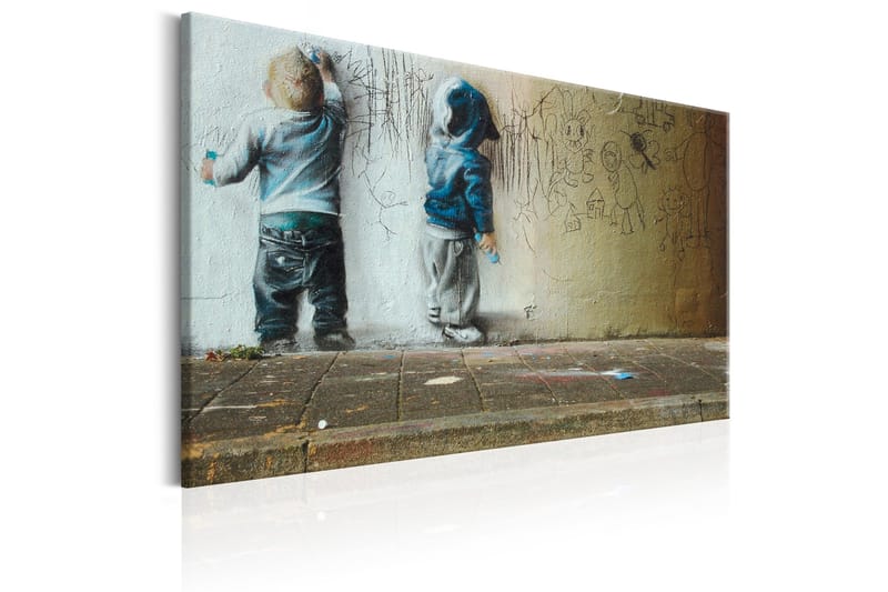 Billede Unge kunstnere 120x80 - Artgeist sp. z o. o. - Boligtilbehør - Billeder & kunst - Billeder på lærred