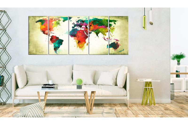Billede Unusual World Map 200x80, Artgeist sp. z o. o.