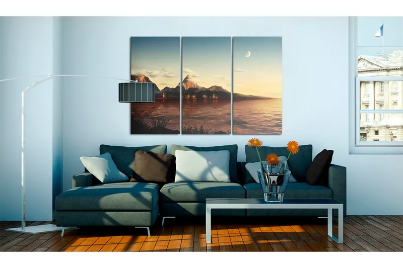 Billede Varm Aften I Bjergene 120x80 - Artgeist sp. z o. o. - Boligtilbehør - Billeder & kunst - Billeder på lærred