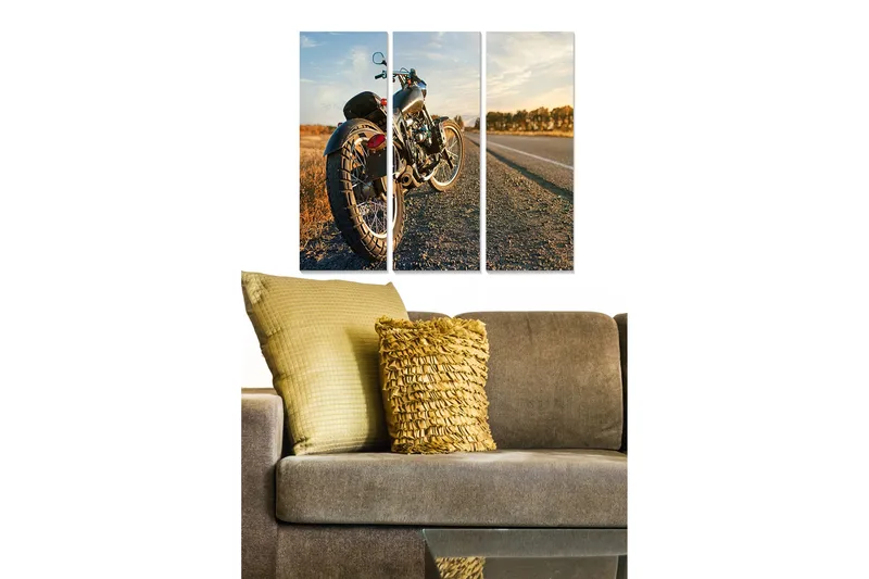 Billede Vehicle 3 stk Flerfarvet, 22x05 cm