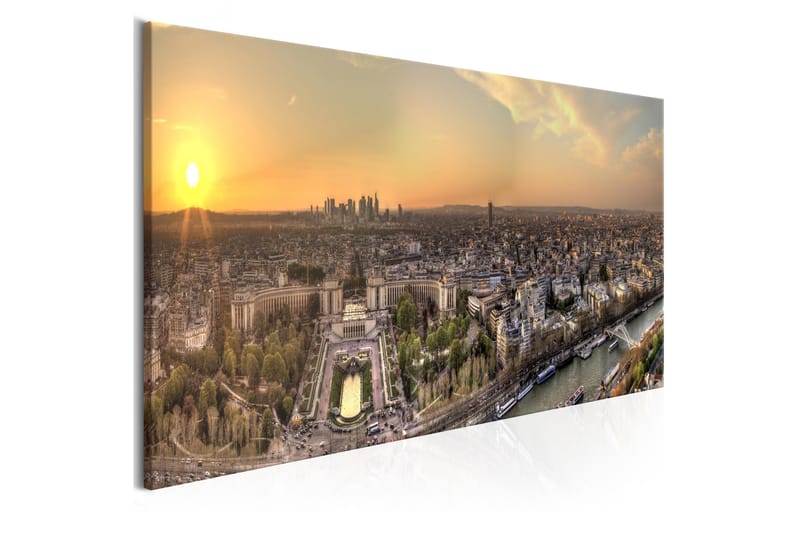 Billede View from Eiffel Tower (1 del) Smal 120x40 - Artgeist sp. z o. o. - Boligtilbehør - Billeder & kunst - Billeder på lærred