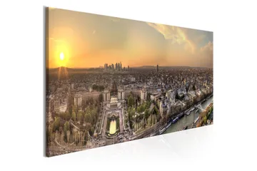Billede View from Eiffel Tower (1 del) Smal 135x45 - Artgeist sp. z o. o. - Boligtilbehør - Billeder & kunst - Billeder på lærred