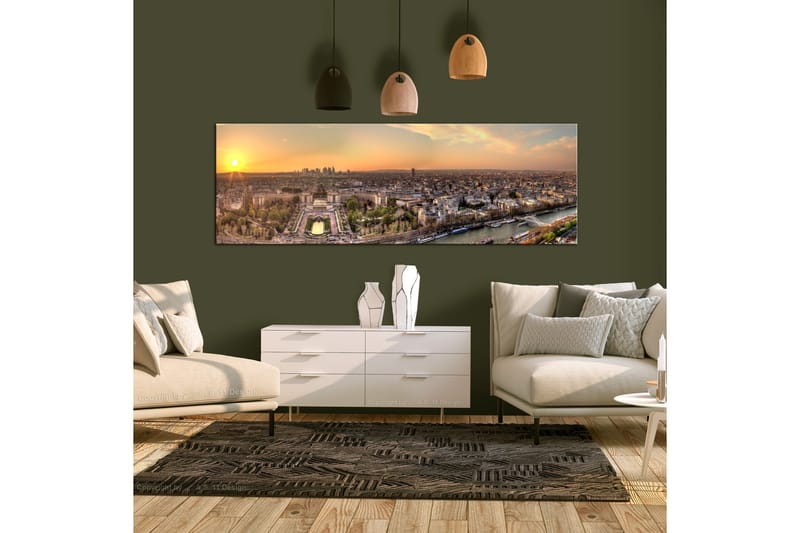 Billede View from Eiffel Tower (1 del) Smal 150x50 - Artgeist sp. z o. o. - Boligtilbehør - Billeder & kunst - Billeder på lærred