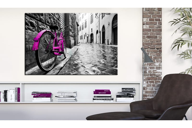 Billede Vintage Pink Bike 60x40, Artgeist sp. z o. o.