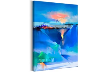 Billede Vinterlandskab (1 del) Lodret 80x120 - Artgeist sp. z o. o. - Boligtilbehør - Billeder & kunst - Billeder på lærred