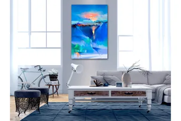 Billede Vinterlandskab (1 del) Lodret 80x120 - Artgeist sp. z o. o. - Boligtilbehør - Billeder & kunst - Billeder på lærred