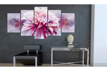 Billede Violet Dahlia 100x50 - Artgeist sp. z o. o. - Boligtilbehør - Billeder & kunst - Billeder på lærred