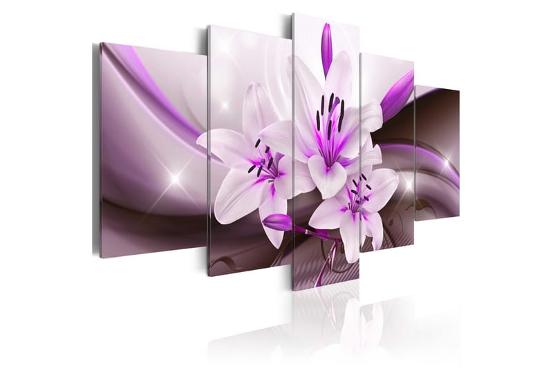 Billede Violet Desert Lily 100x50, Artgeist sp. z o. o.