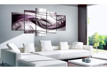Billede Violet Glow 100x50 - Artgeist sp. z o. o. - Boligtilbehør - Billeder & kunst - Billeder på lærred