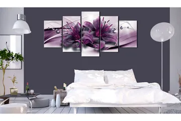 Billede Violet Lily 200x100 - Artgeist sp. z o. o. - Boligtilbehør - Billeder & kunst - Billeder på lærred