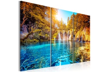 Billede Waterfalls Of Sunny Forest 120x80