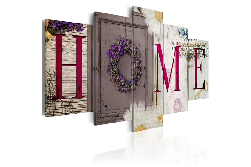 Billede Welcome Home 100x50, Artgeist sp. z o. o.