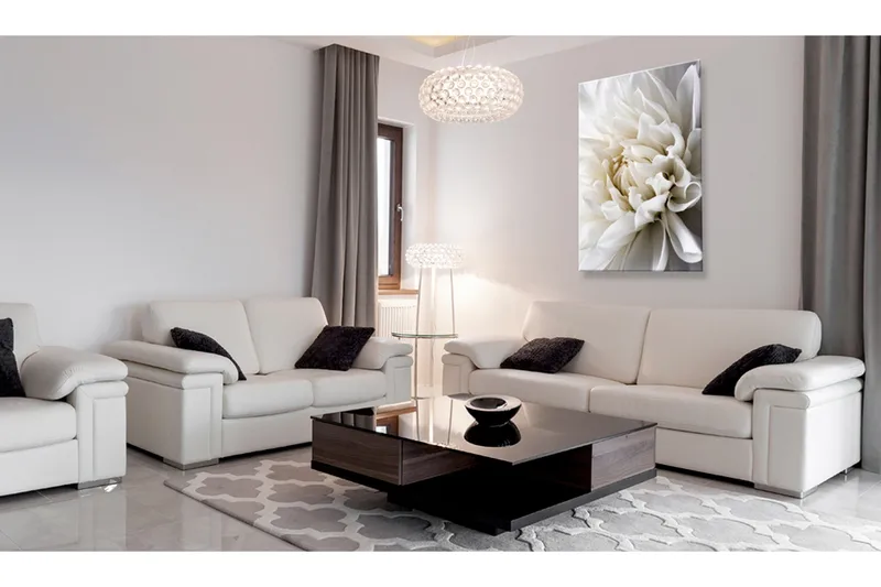 Billede White Dahlia 40x60, Artgeist sp. z o. o.