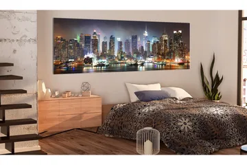 Billede White Reflections In New York 120x40 - Artgeist sp. z o. o. - Boligtilbehør - Billeder & kunst - Billeder på lærred