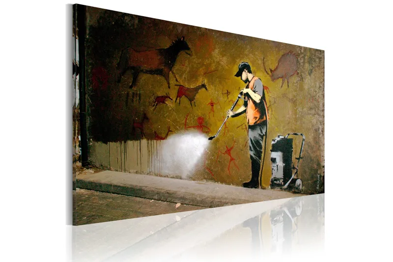 Billede Whitewashing Lascaux Banksy 60x40, Artgeist sp. z o. o.