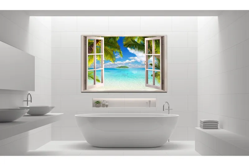 Billede Window: Sea View 90x60, Artgeist sp. z o. o.