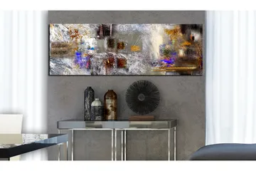 Billede Winter Kaleidoscope 120x40 - Artgeist sp. z o. o. - Boligtilbehør - Billeder & kunst - Billeder på lærred