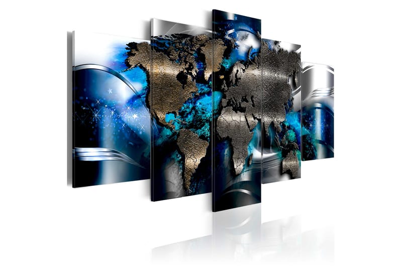 Billede With Azure Accent 100x50 - Artgeist sp. z o. o. - Boligtilbehør - Billeder & kunst - Billeder på lærred