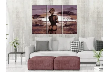 Billede Without Shame 3 Parts 90x60 - Artgeist sp. z o. o. - Boligtilbehør - Billeder & kunst - Billeder på lærred