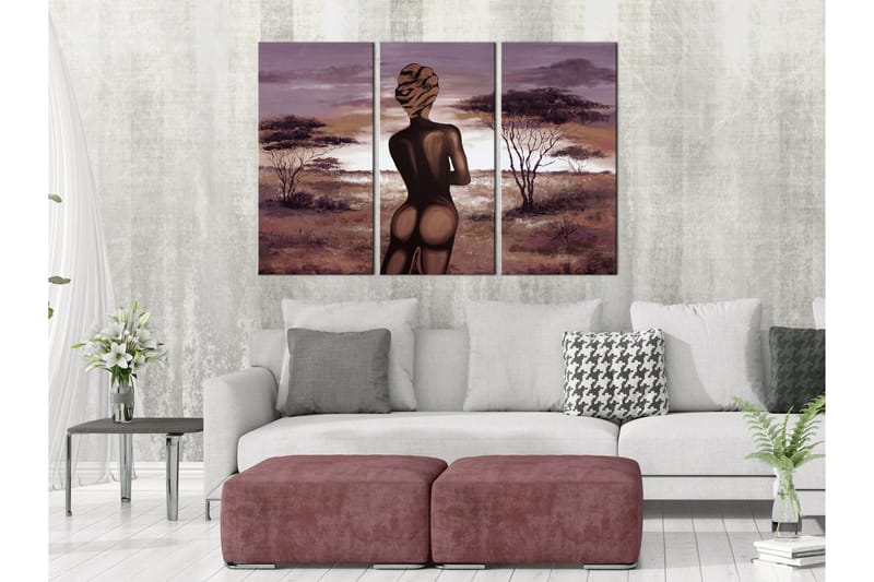 Billede Without Shame 3 Parts 90x60 - Artgeist sp. z o. o. - Boligtilbehør - Billeder & kunst - Billeder på lærred