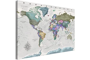 Billede World Destinations 3 Parts 90x60 - Artgeist sp. z o. o. - Boligtilbehør - Billeder & kunst - Billeder på lærred