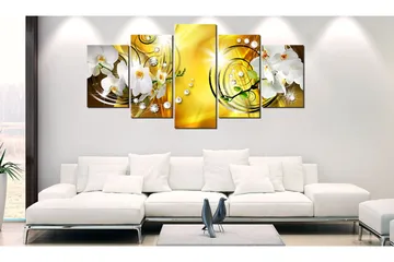 Billede Yellow Admiration 200x100 - Artgeist sp. z o. o. - Boligtilbehør - Billeder & kunst - Billeder på lærred