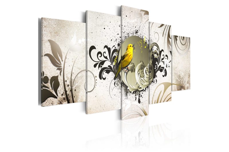 Billede Yellow Bird 100x50, Artgeist sp. z o. o.