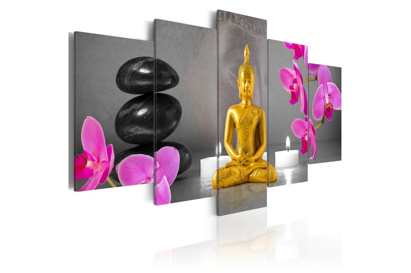 Billede Zen Golden Buddha 200x100, Artgeist sp. z o. o.