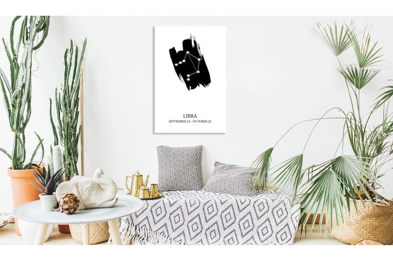Billede Zodiac Signs: Libra (1 del) Lodret 60x90, Artgeist sp. z o. o.