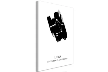 Billede Zodiac Signs: Libra (1 del) Lodret 60x90 - Artgeist sp. z o. o. - Boligtilbehør - Billeder & kunst - Billeder på lærred