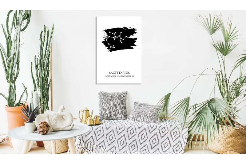 Billede Zodiac Signs: Sagittarius (1 del) Lodret 40x60, Artgeist sp. z o. o.
