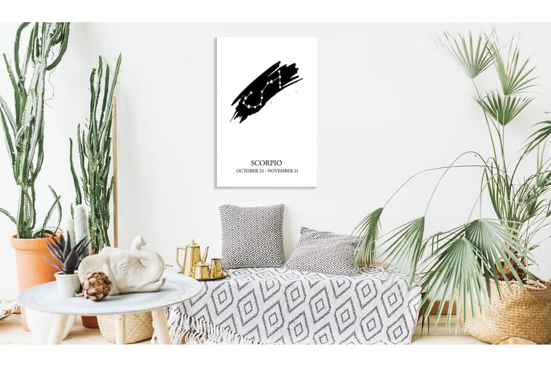 Billede Zodiac Signs: Scorpio (1 del) Lodret 40x60, Artgeist sp. z o. o.