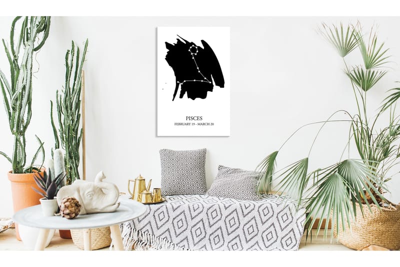 Billede Zodiac Signs: Pisces (1 del) Lodret 40x60, Artgeist sp. z o. o.