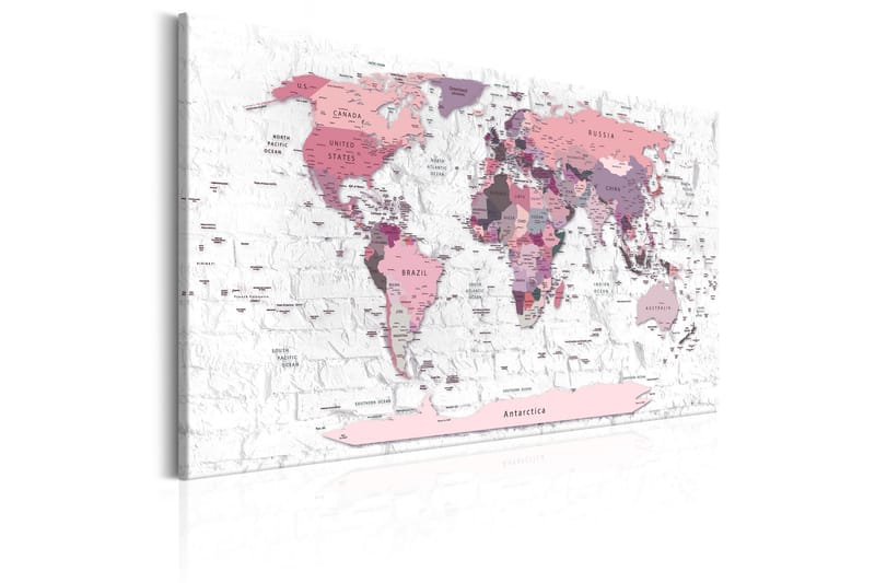 Billede Pink Frontiers 60x40 - Artgeist sp. z o. o. - Boligtilbehør - Billeder & kunst - Billeder på lærred