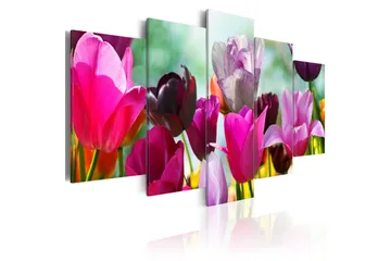 Billede Pink Fun 200x100 - Artgeist sp. z o. o. - Boligtilbehør - Billeder & kunst - Billeder på lærred