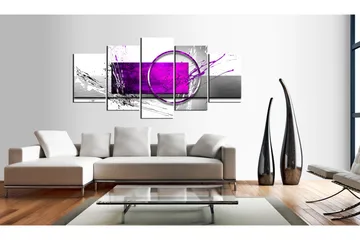 Billede Purple Expression 200x100 - Artgeist sp. z o. o. - Boligtilbehør - Billeder & kunst - Billeder på lærred