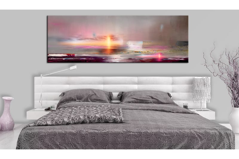Billede Pink Beach 150x50 - Artgeist sp. z o. o. - Boligtilbehør - Billeder & kunst - Billeder på lærred