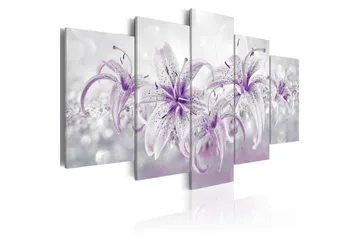 Billede Purple Graces 200x100 - Artgeist sp. z o. o. - Boligtilbehør - Billeder & kunst - Billeder på lærred