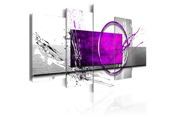 Billede Purple Expression 200x100 - Artgeist sp. z o. o. - Boligtilbehør - Billeder & kunst - Billeder på lærred