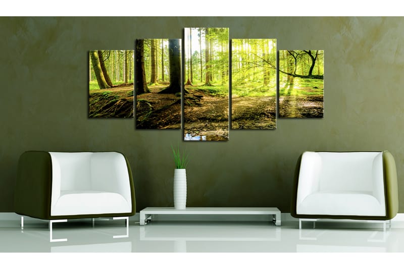 Billede Poetry Of A Forest 200x100 - Artgeist sp. z o. o. - Boligtilbehør - Billeder & kunst - Billeder på lærred