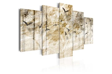 Billede Paper Forest 100x50 - Artgeist sp. z o. o. - Boligtilbehør - Billeder & kunst - Billeder på lærred