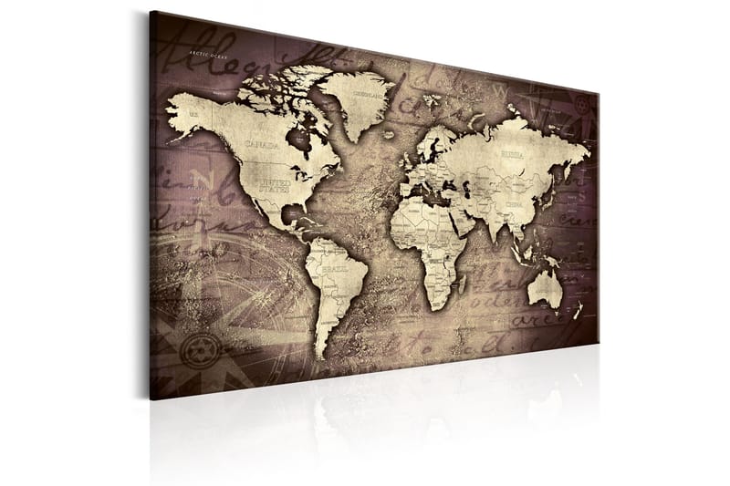Billede Precious World 60x40 - Artgeist sp. z o. o. - Boligtilbehør - Billeder & kunst - Billeder på lærred