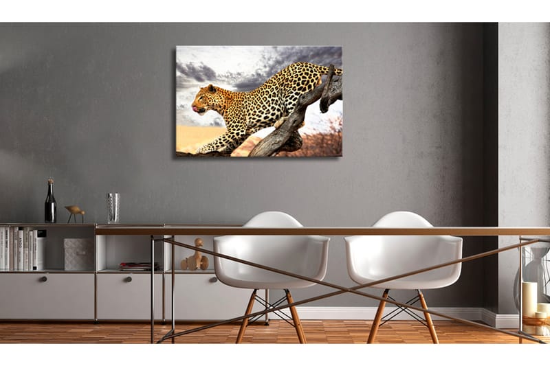 Billede Predatory Stare 60x40 - Artgeist sp. z o. o. - Boligtilbehør - Billeder & kunst - Billeder på lærred