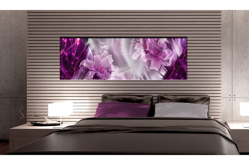 Billede Purple Flames 135x45 - Artgeist sp. z o. o. - Boligtilbehør - Billeder & kunst - Billeder på lærred