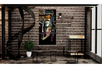 Billede Peaceful Buddha 30x60 - Artgeist sp. z o. o. - Boligtilbehør - Billeder & kunst - Billeder på lærred