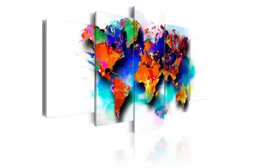 Billede Picturesque World 200x100 - Artgeist sp. z o. o. - Boligtilbehør - Billeder & kunst - Billeder på lærred