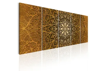 Billede Paper Mandala 200x80 - Artgeist sp. z o. o. - Boligtilbehør - Billeder & kunst - Billeder på lærred