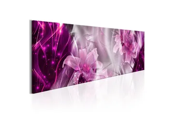 Billede Purple Flames 150x50 - Artgeist sp. z o. o. - Boligtilbehør - Billeder & kunst - Billeder på lærred