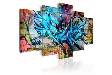 Billede Poesi Af En Storby 100x50 - Artgeist sp. z o. o. - Boligtilbehør - Billeder & kunst - Billeder på lærred